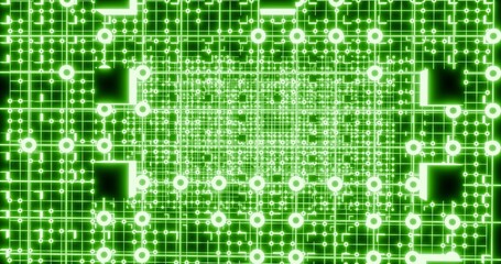 green binary code background