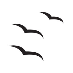 Flying Birds Silhouette Vector