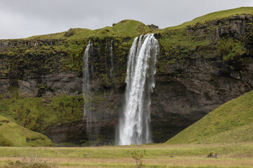 island waterfall