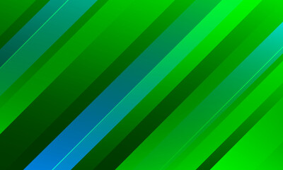 Abstract green background with lines. Vector illustration