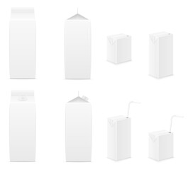 package for juice cartoon stock vector illustration isolated on background