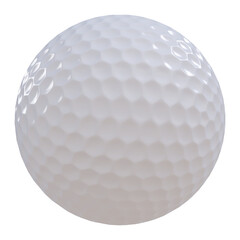 Golf American ball isolated transparent background 3d rendering
