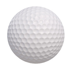 Golf American ball isolated transparent background 3d rendering
