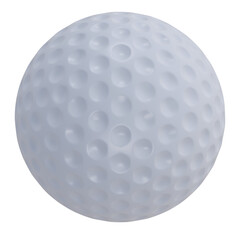 Golf British ball isolated transparent background 3d rendering