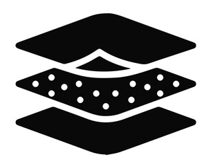 Vector icon pack showcasing fabric features and textures – perfect for textile, fashion, and material design projects