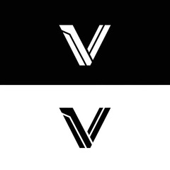 Elegant V Letter Design A Versatile Vector Logo for Branding and Visual Identity