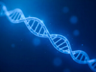 Futuristic Genetic Code Abstract Background