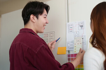 Team Collaboration on UX UI Design Project