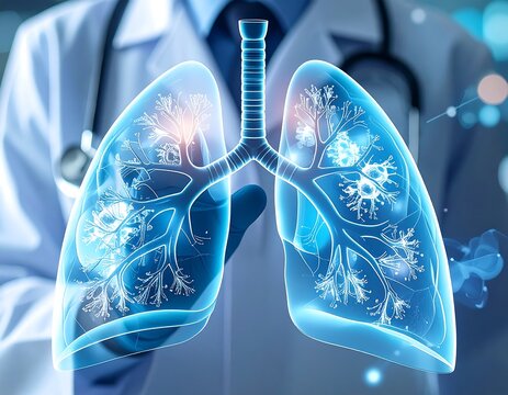 Medical visualization of lungs