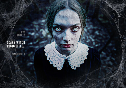 Scary Witch Photo Effect