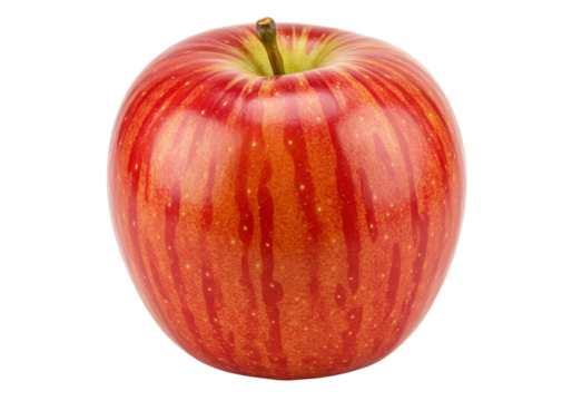 Isolated red apple fruit for healthy eating and dieting, fresh fruit snack product image
