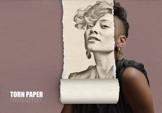 Torn Paper Photo Effec