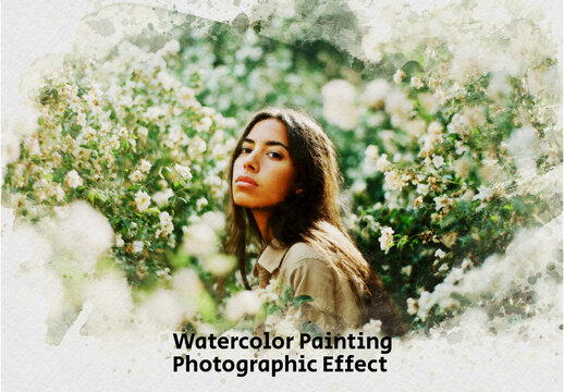 Watercolor Painting Photo Effect