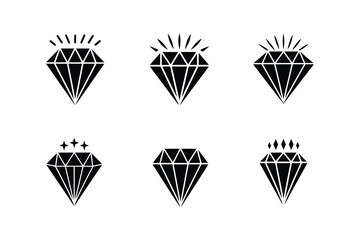 jewelry silhouette vector illustration