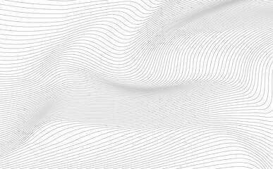 abstract wavy lines on white background