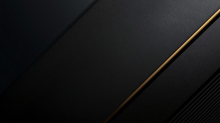 Luxury abstract black and gold geometric presentation background.