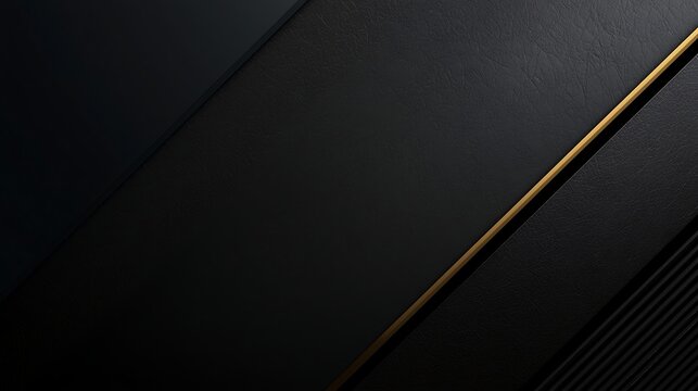 Luxury abstract black and gold geometric presentation background.