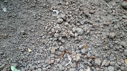 Brown clay soil surface detail high quality macro texture photo for agriculture geology farming gardening environment and natural earth background