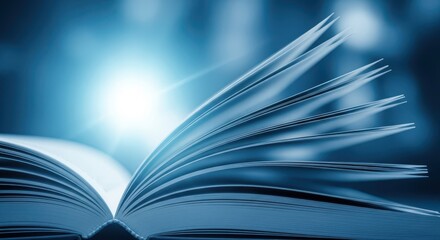 Open Book Page Turning Light Effects