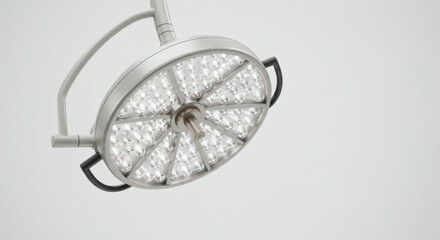 Modern medical examination ceiling light with bright LED illumination