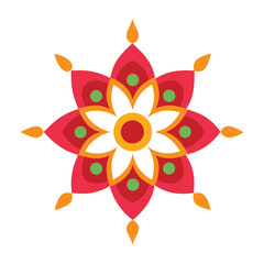 abstract flower vector illustration