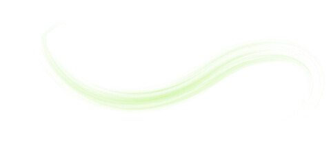 Clean Light Green Breeze Trail with Purification Swirl and Dynamic Movement