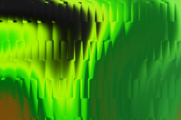 Abstract green and black fluid texture with vertical streaks and light effects