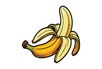 Banana modern logo. Original and Stylish illustration. Stock vector illustration