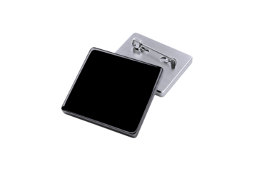 Two blank playing cards one black and one white with a drawing isolated on transparent background