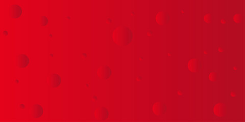 Abstract gradient color circular geometric 3d shape with red background | Modern vector futuristic design | Innovative template for cover, decoration, seminar, web