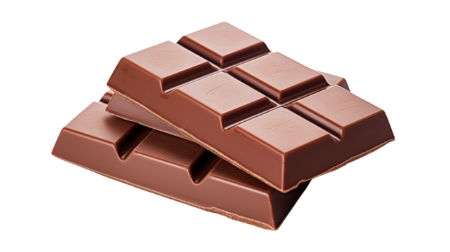 Indulgent milk chocolate bars stacked for delicious sweet treats and dessert inspiration