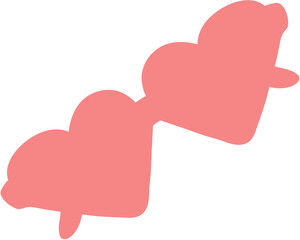 Coastal themed hand drawn vector illustration. Sunglasses 