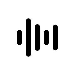Sound wave, recording, speaking icon. Outline vector icon on transparent background in SVG format.