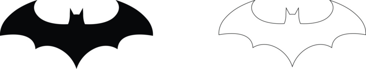 Wings icons. Set of black wings icons. Bird wings, angel wings elements. Wings Collection in different shape. Vector illustration.Wings icon set. Bird, angel and eagle minimalist black wing icons 