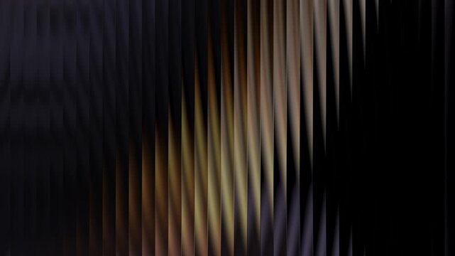 Luxurious and elegant abstract background with shimmering gold and bronze highlights on dark vertical lines. A premium, sophisticated seamless loop animation for awards or luxury branding in 4K.

