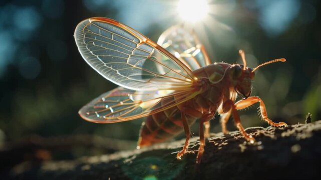 Glasswinged Planthopper A Jewel of Nature's Design