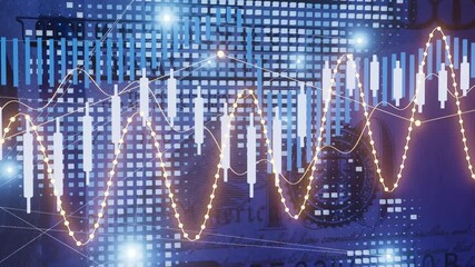 Abstract 3D chart with financial growth arrows, business success and statistics concept.. - Powered by Adobe