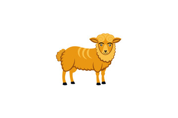 vector illustration of a sheep
