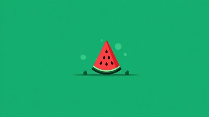 Watermelon slice illustration