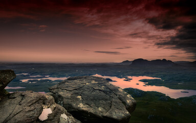 Sunrise in the Mountains