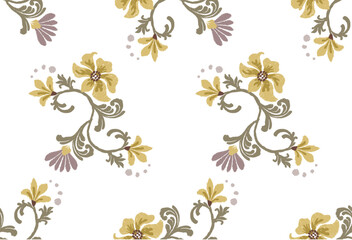 This elegant design showcases a unique ikat style that blends traditional charm with modern aesthetics. The ikat pattern features a seamless flow, making it perfect as seamless ikat for fabric and sur