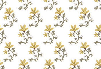 This elegant design showcases a unique ikat style that blends traditional charm with modern aesthetics. The ikat pattern features a seamless flow, making it perfect as seamless ikat for fabric and sur