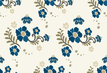 This elegant design showcases a unique ikat style that blends traditional charm with modern aesthetics. The ikat pattern features a seamless flow, making it perfect as seamless ikat for fabric and sur