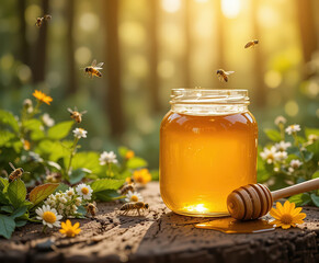 honey, jar, food, glass, sweet, healthy, white, natural, isolated, pot, organic, yellow, liquid, flower, stick, ingredient, dessert, fruit, nutrition, golden, delicious, fresh, closeup, wooden, gold