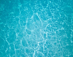 Obraz premium Azure pool water surface