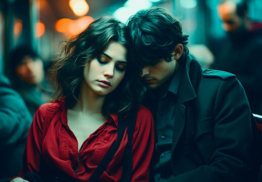 Red And Blue Moody Cinematic Tone Photo Effect