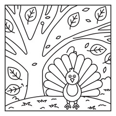 Thanksgiving Coloring Pages – Cute and Easy Holiday Designs with Turkeys, Pumpkins, Fall Leaves, and Harvest Scenes for Kids and Adults