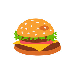 burger design icon vecktor