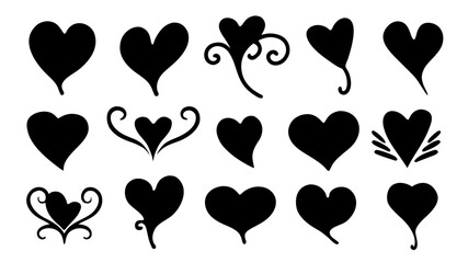Seamless heart pattern vector illustration for romantic and Valentine design