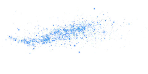 Blue Magical Stardust Featuring Shimmer, Glamour Spray, and Elegant Flash Effects for Christmas or Luxury Illustration Use